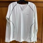 Reebok white long sleeve Shirt, Sz XL Photo 0