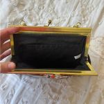 VINTAGE Elegant Floral Tapestry Clutch NEVER USED Gold Accents Photo 3