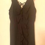 Love Riche Black Dress With Ruffle  Photo 0