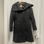 SOIA & KYO  Leila Black Charcoal Wool Coat Size Small Photo 1
