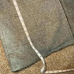 Sebby  Hooded Jacket. Grey with black hood fleece lined. Missing belt. Size small Photo 5