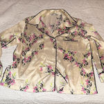 ZARA Printed Piped Satin Shirt Photo 0