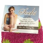 Pacific&Co Blue Star Clothing  Polka Dot Socks, Pink, Green Photo 2