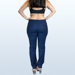 ZARA Basic Navy Blue Low-Rise Dress Pants in Size 04 Photo 2