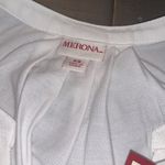 Merona  White Button Up Sleeveless Top Size XS NWT Photo 3