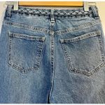 Habitual Braided High Waist Crop Wide Leg Jeans sz. 0/25 Waist Photo 5