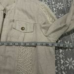  Linen And Lace‎ Mix Utility Jacket Size Large Chico's Size 2 Photo 11