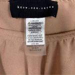 Know.One.Cares Strapless Ruffle Maxi Dress Nude High Slit Wedding Boho Fairy L Size L Photo 3