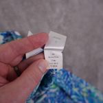 Lilly Pulitzer  Blue Crush Palazzo Pants Women's 10 Wide Leg Side Zip Beach Photo 9