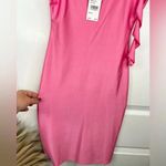 Lush Clothing LUSH Women's Pink Sleeveless Mini Dress Floral Detail Size S Party Photo 8
