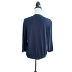 Appleseeds Medium 3/4 sleeve Top Sweater Blue Photo 2