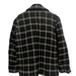 American Eagle  Plaid Wool Blend Peacoat Jacket Small Preppy Winter Timeless Photo 4
