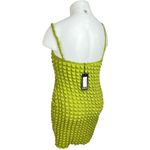 Boohoo NEW  Green Bubble Textured Sleeveless Jersey Mini Bodycon Tank Dress Sz 14 Photo 1