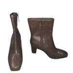 Aerosoles NEW Chill Ankle Boots - Cinnamon Brown Photo 3