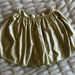 Lucy in the Sky Gold Metallic Mini Skirt Photo 0