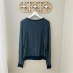 Wildfox  Pullover Glitter Heart Sweater Black/White Sz Small Photo 6