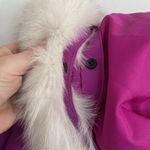 Descente  Women Pink Purple Rhinestone Ski Snowboard Jacket SZ 10 Fur Hood D29631 Photo 11