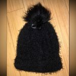 Black Pom Stocking Cap NEW NWT Photo 1