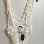 NEW Sexy White Lace Bodysuit teddy M Size M Photo 6