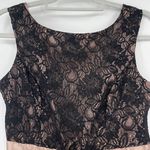 Pompous Studio Lace Satin Sheath Dress Sz 6 Whimsigoth Mob Wife Romantic Goth Black Photo 2