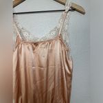 Victoria's Secret Victoria’s Secret Angels Peach and Cream Satin and Lace Romper size Medium Photo 12