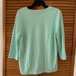 Kohls Speculation Women’s Turquoise Laced 3/4 Quarter Sleeve Blouse Sz M Photo 5