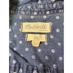 Madewell  Polka Dot Boyfriend Chambray Denim Shirt Size Small EUC!! Photo 3