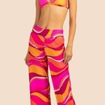 Trina Turk 💕💕 Vivid Vista Swim Pant ~ Multi-Color Retro Print Small S NWT Photo 4