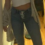 American Eagle High Waisted Lace Jeans Photo 2