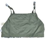 Aerie Offline Sports Bra Medium Support Floral Print Green Blue Women's M Photo 2