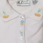 Vintage K.T. Golf polo shirt short sleeve top White Size M Photo 4