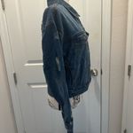 Boom Boom Jeans Blue Denim Jacket with Yellow Patch Photo 5