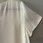 ⭐️I.N. studio white and black colorblock short sleeve blouse size XL Photo 13