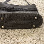 Elegant Magid Women’s Olive Woven Shoulder Bag Black Photo 6