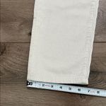 Vince  Union Slouch Cropped Corduroy Button Fly Straight Leg Pants Cream Size 0 Photo 10