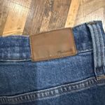 Madewell The High Rise Slim Boy Jean Women's Blue Denim Frayed Hem Size 30T Photo 6