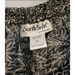 Northstyle Sz L Pull On Flowy Floral Pants New Black Size L Photo 2