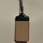 Coach  1941 Rogue Tea Rose Accents Glovetanned Leather Hang Tag Chalk Rare Photo 1