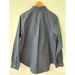 LL Bean Wrinkle Free Plaid Long Sleeve Button Down Shirt Women L Blue Green Red Size L Photo 4