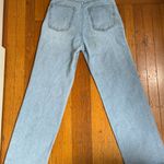 Oak + Fort Straight Leg Jeans  Cut-Out Blue Photo 3