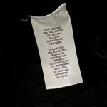 T Tahari Black Fringe Cable Knit Round Neck Sweater Size S Ribbed Cuffs Hem Photo 2