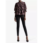 Ted Baker London Ballou Tiered Chiffon Blouse Size 6 Photo 2