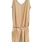 Free People Tan Faux Suede Sleeveless Romper Women’s Size Small NWT Photo 1