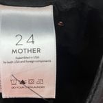 MOTHER High Waisted Looker Jeans Women’s Size 24 Guilty Party Skinny Ankle Fray Black Photo 13