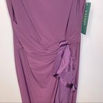 Ralph Lauren Lauren  Evening Sleeveless Knotted Ruffle Gown‎ Size 10 NWT Photo 5