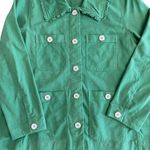Tuckernuck ‎ Baldwin Linen Cotton Jacket Womens Size S in Palm Green Photo 4