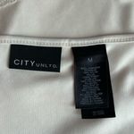 Vintage City Unltd ivory cream V neck camisole with lace hem and split sides Size M Photo 6