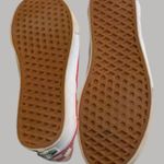 Vans  Red and White Checkered Sneakers Photo 4