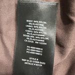 Babaton Aritzia Tank Bodysuit Women's Large Brown Ruched Contour Sweetheart Photo 5