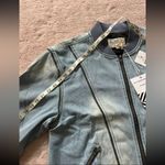Sandrine Rose Women’s Original Zip Bomber Vermont Denim Full Zip Jacket Sz M NWT Size M Photo 10